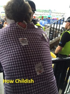 Put a sticker on the Donkey